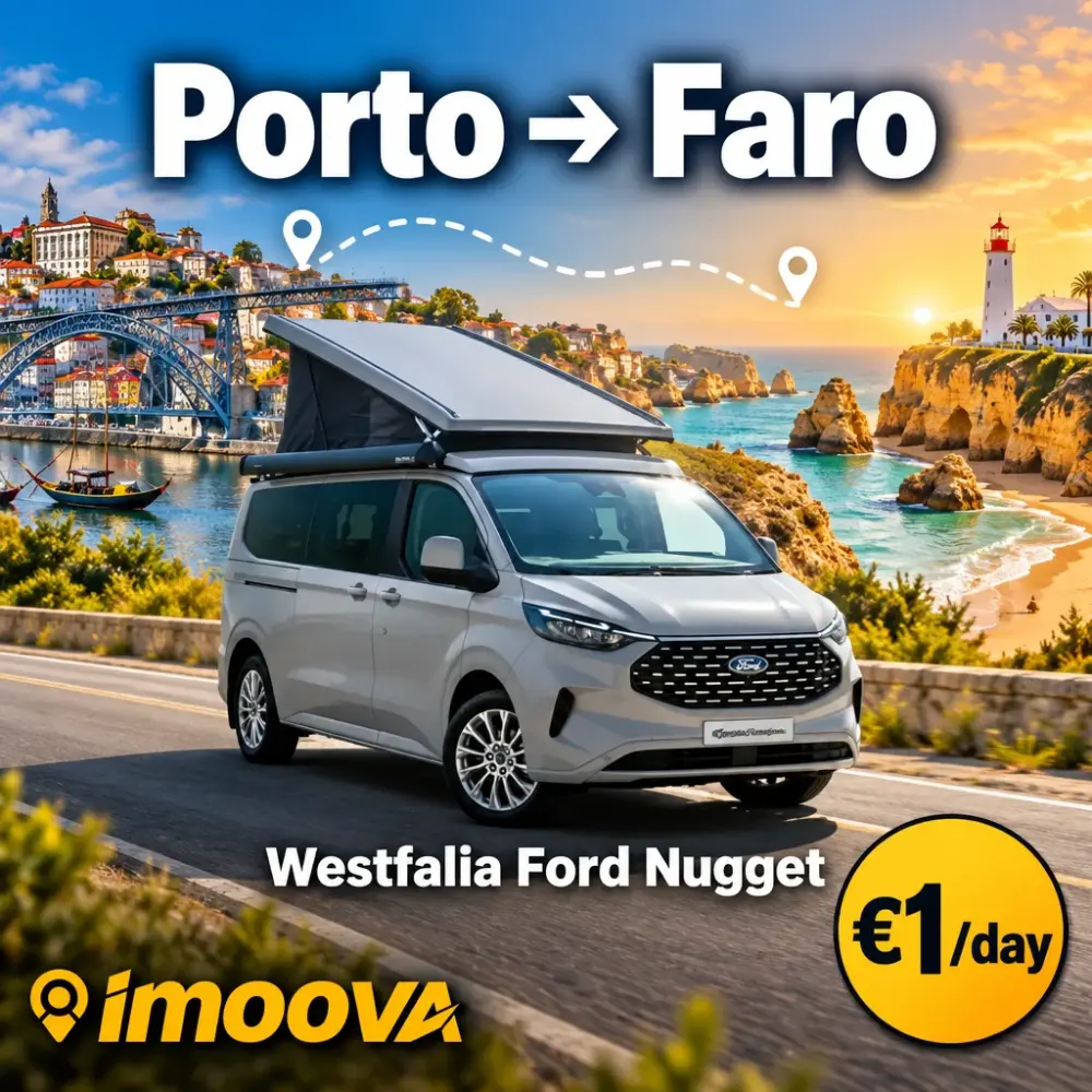 Westfalia Ford Nugget relocation from Porto to Faro