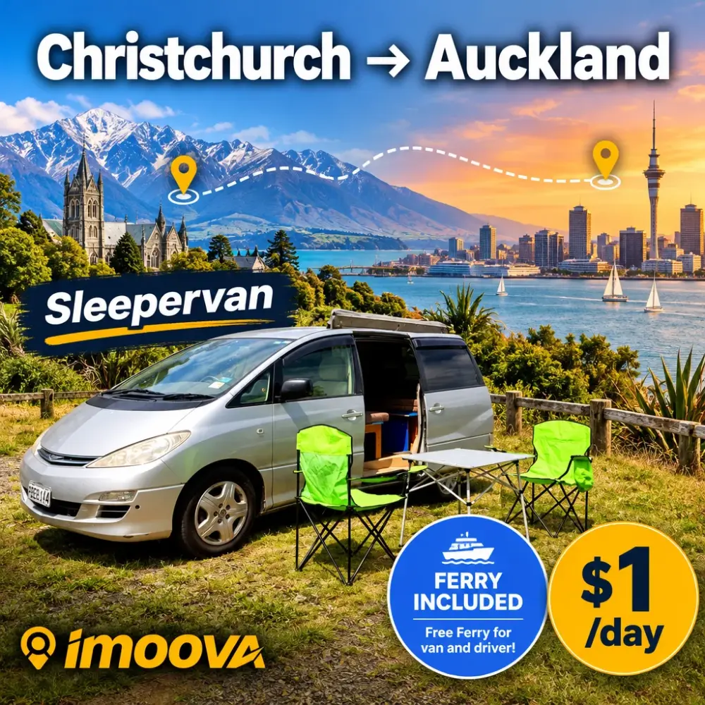 Sleepervan relocation from Christchurch to Auckland