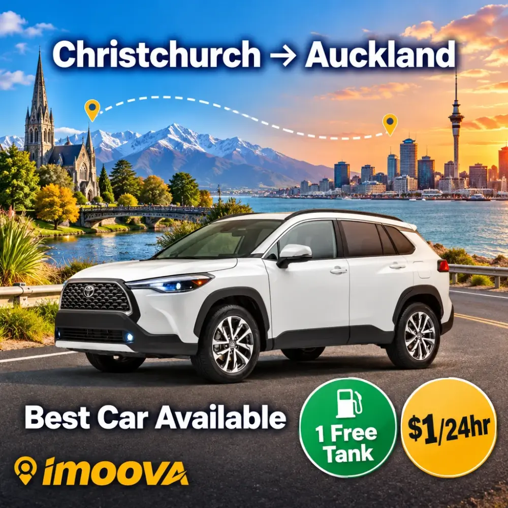 Best Car Available relocation from Christchurch to Auckland