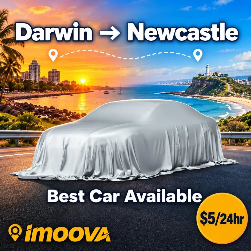 Best Car Available relocation from Darwin to Newcastle