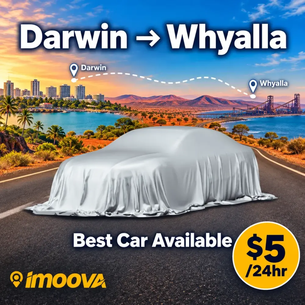 Best Car Available relocation from Darwin to Whyalla