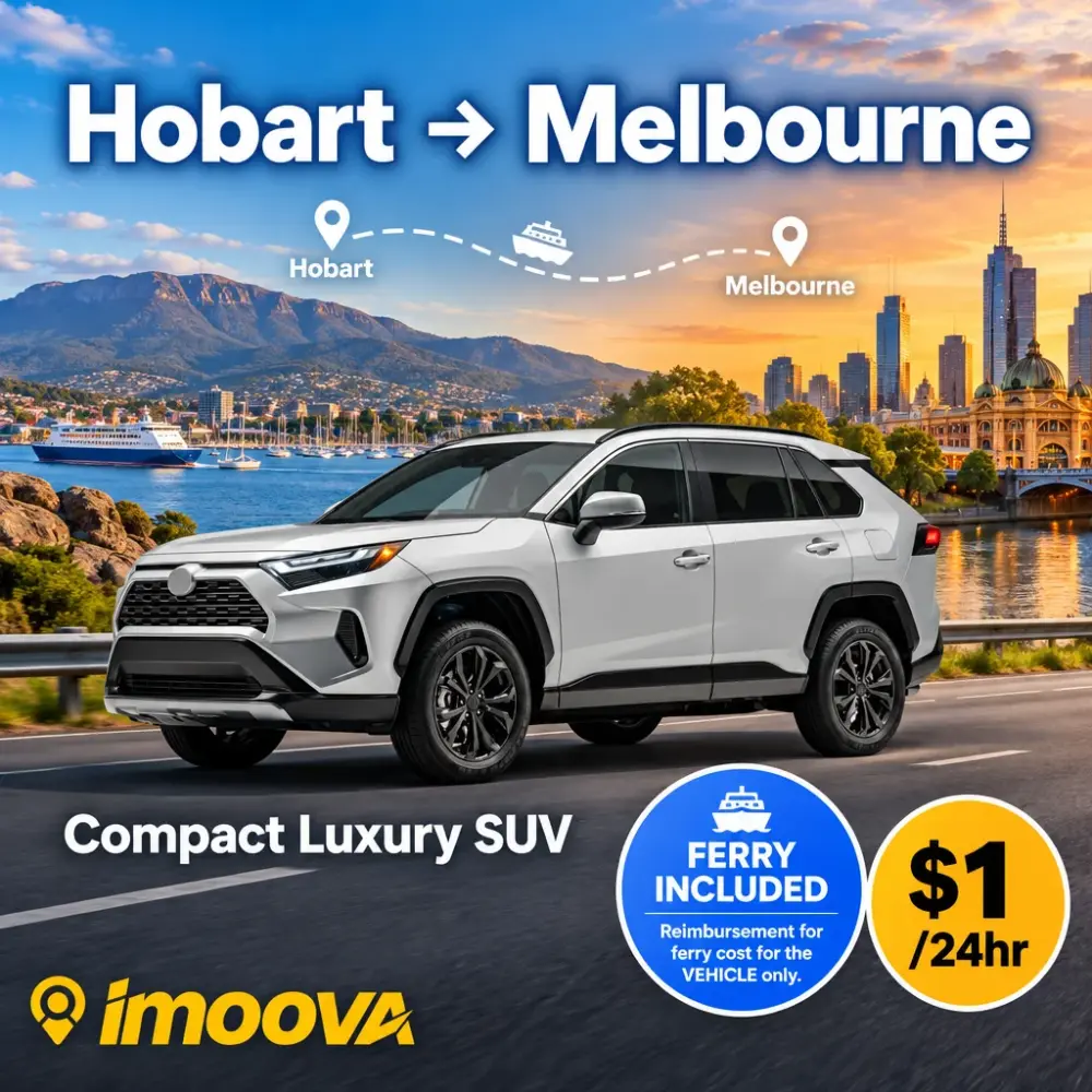 Compact Luxury SUV relocation from Hobart to Melbourne