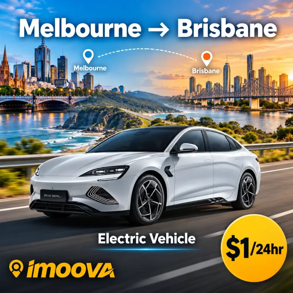 Electric Vehicle relocation from Melbourne to Brisbane