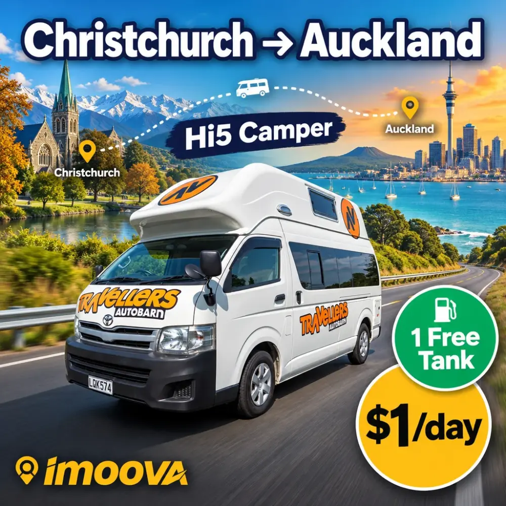 Hi5 Camper relocation from Christchurch to Auckland
