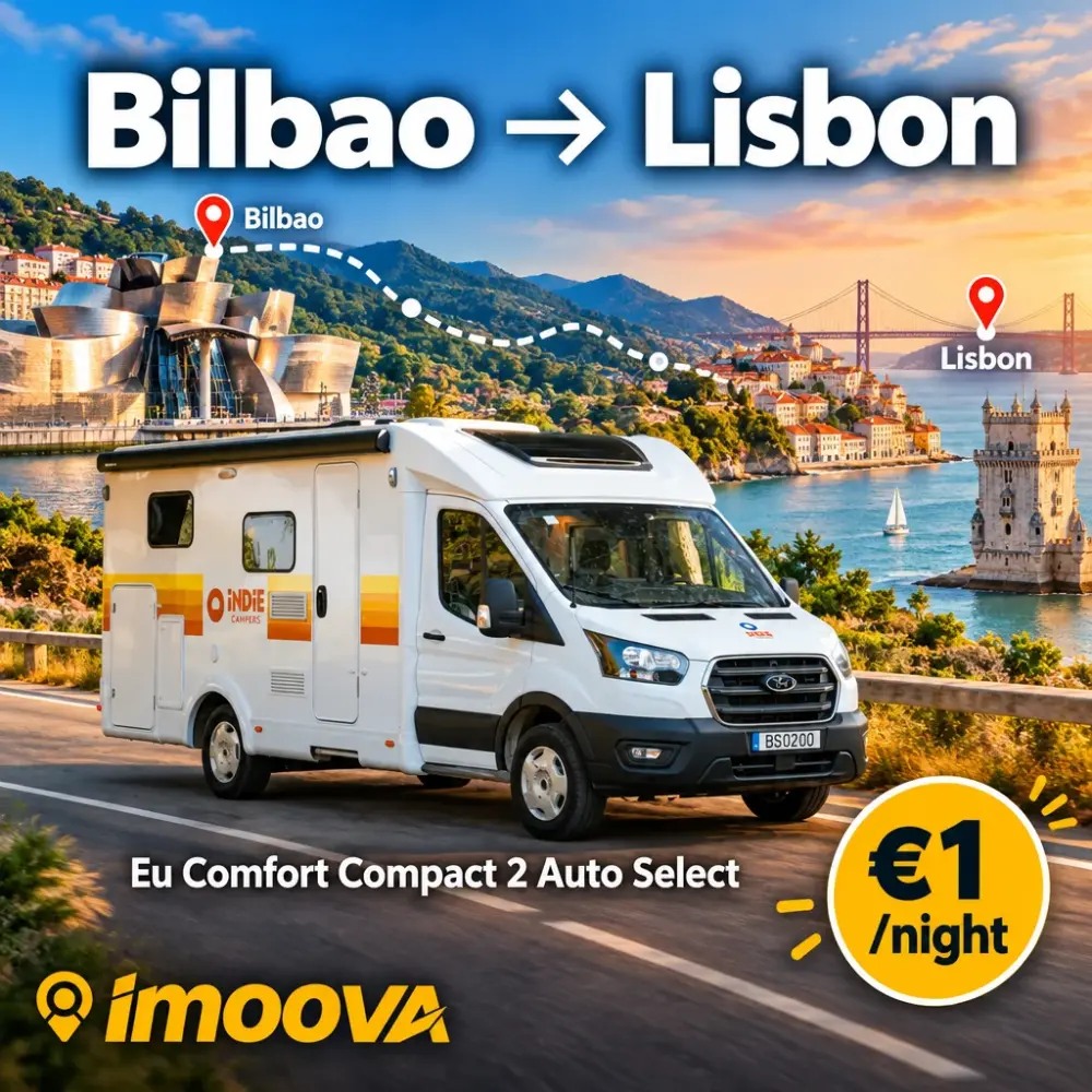 Eu Comfort Compact 2 Auto Select relocation from Bilbao to Lisbon