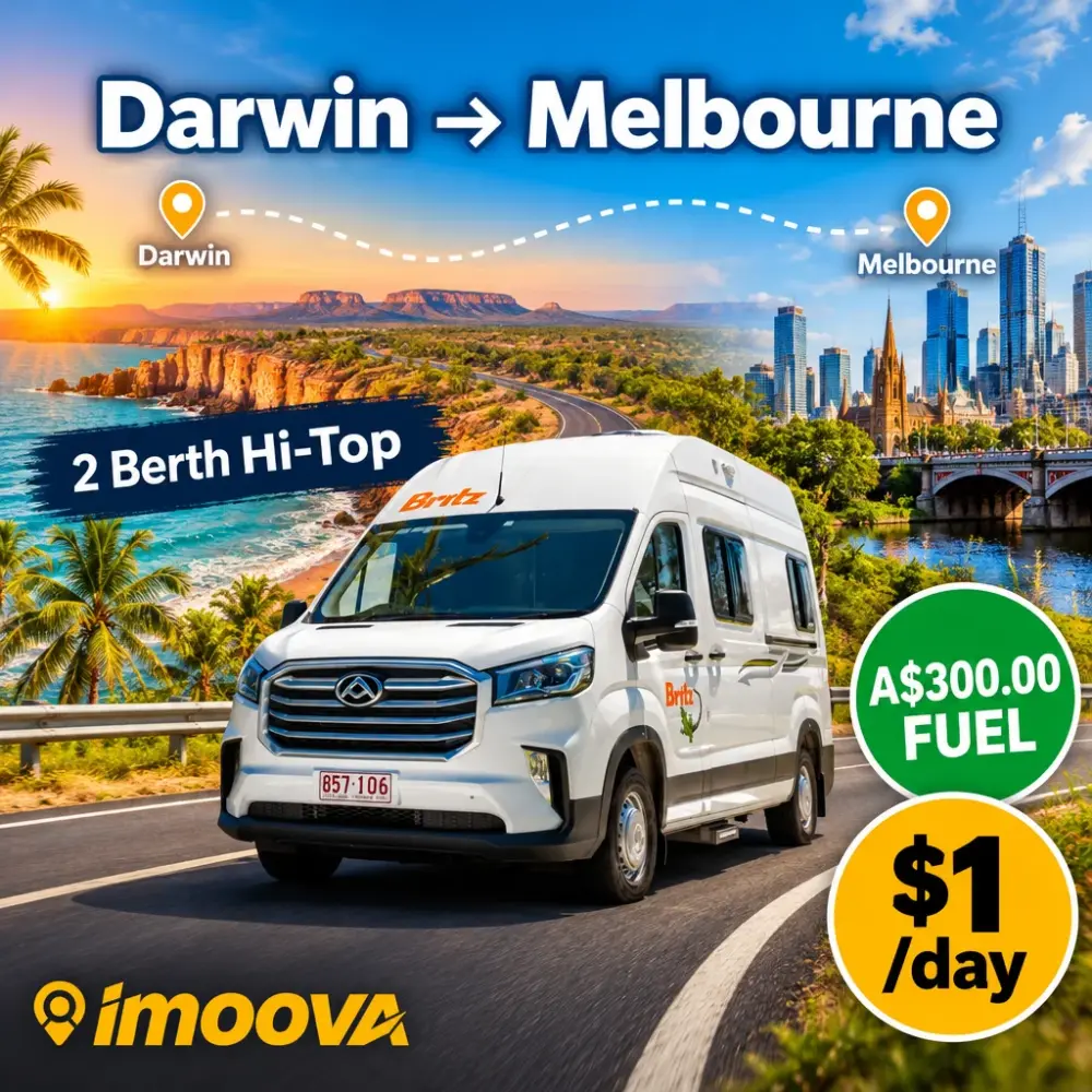 2 Berth Hi-Top relocation from Darwin to Melbourne