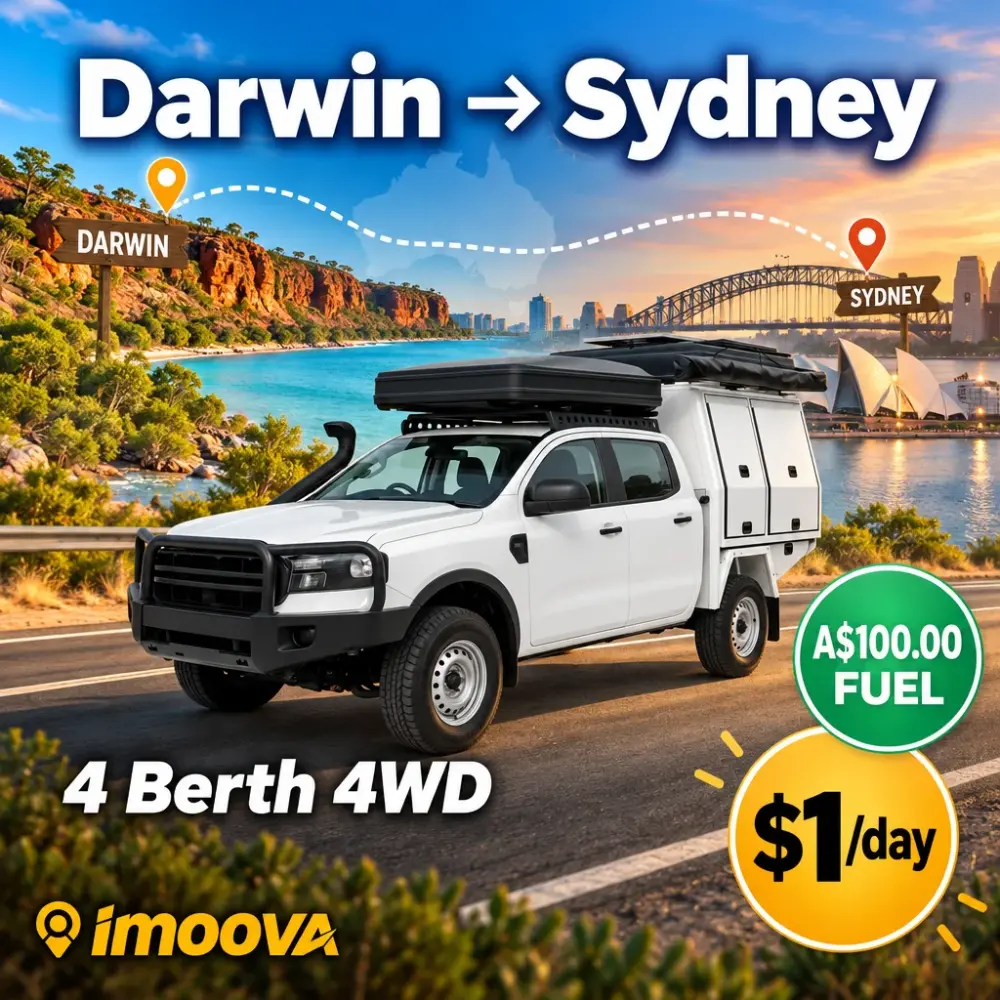 4 Berth 4WD relocation from Darwin to Sydney