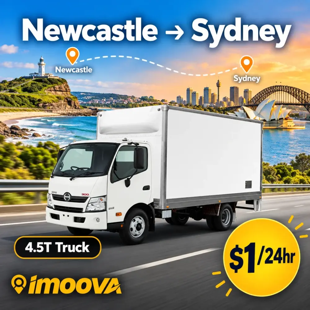 4.5T Truck relocation from Newcastle to Sydney