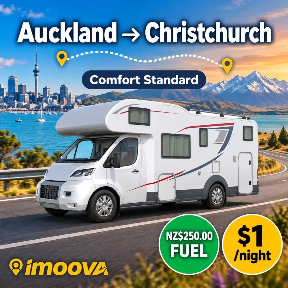 Trasloco di Comfort Standard da Auckland a Christchurch