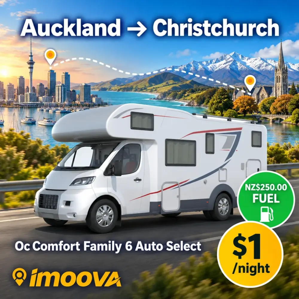 Trasloco di Oc Comfort Family 6 Auto Select da Auckland a Christchurch