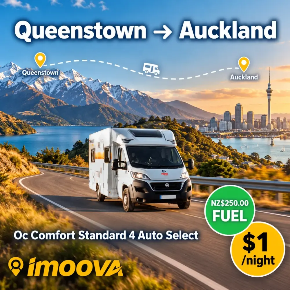 Trasloco di Oc Comfort Standard 4 Auto Select da Queenstown a Auckland