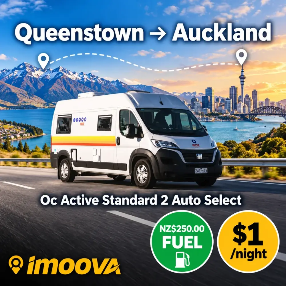 Trasloco di Oc Active Standard 2 Auto Select da Queenstown a Auckland