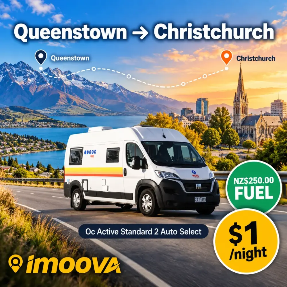 Trasloco di Oc Active Standard 2 Auto Select da Queenstown a Christchurch