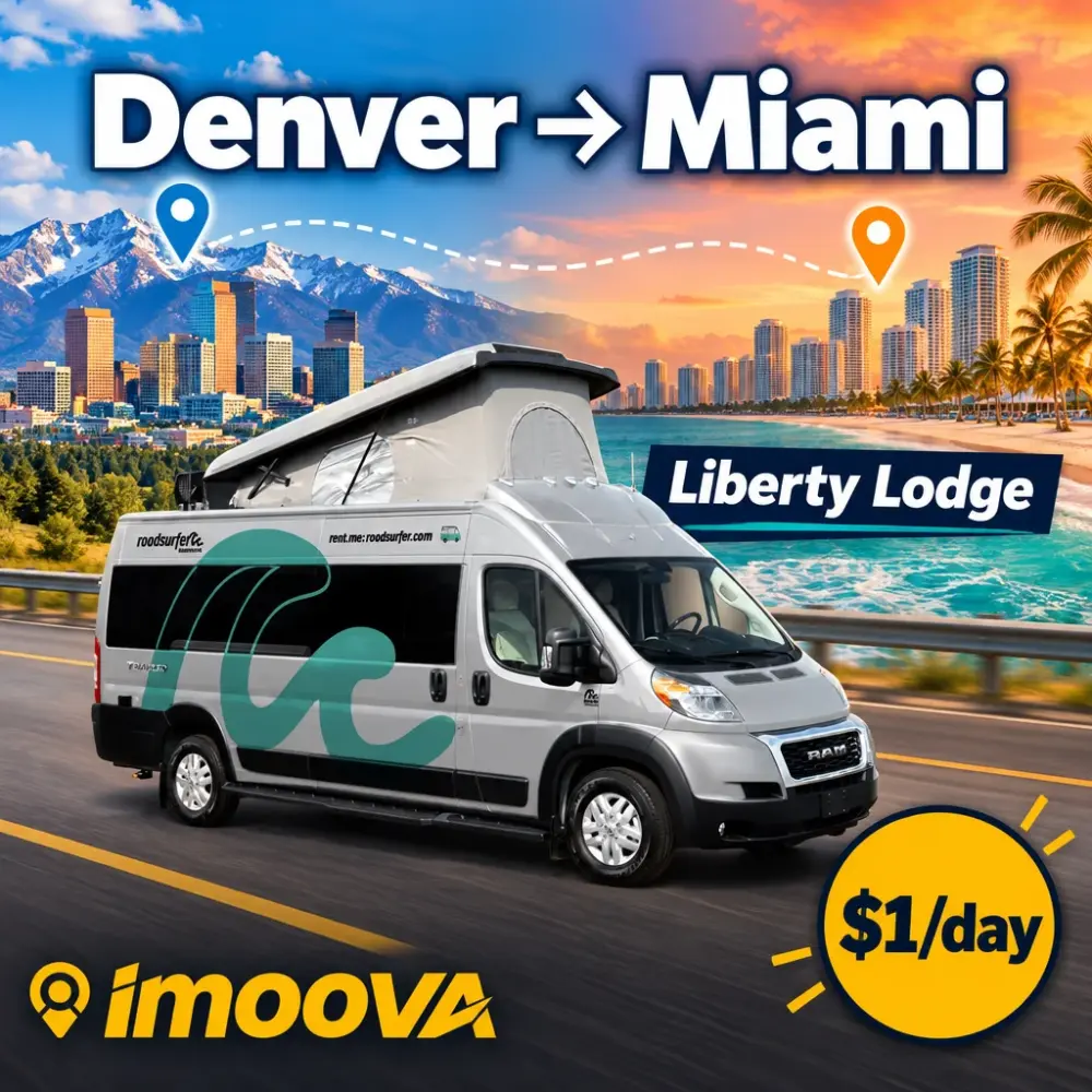 Liberty Lodge の Denver から Miami への移動