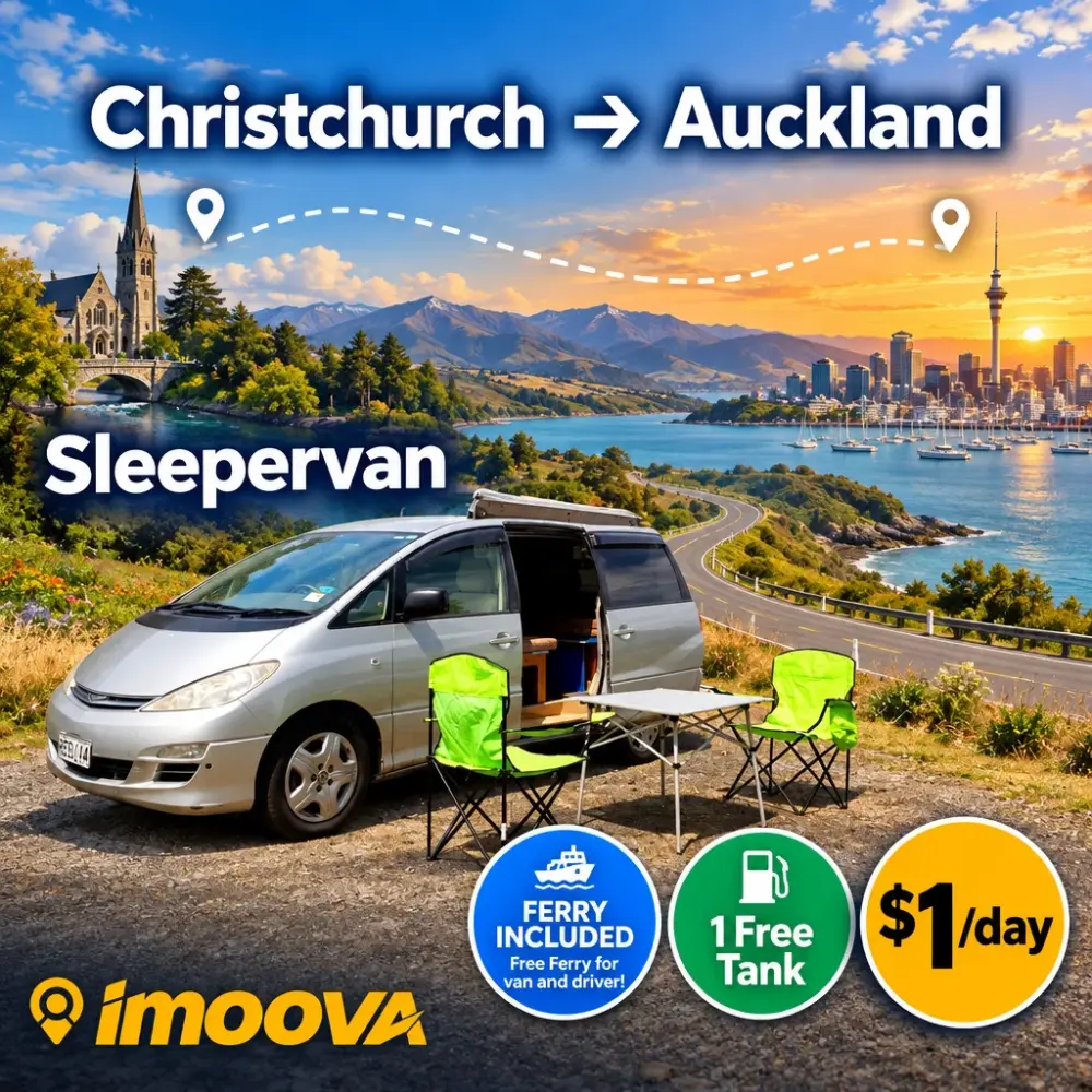 Sleepervan relocation from Christchurch to Auckland