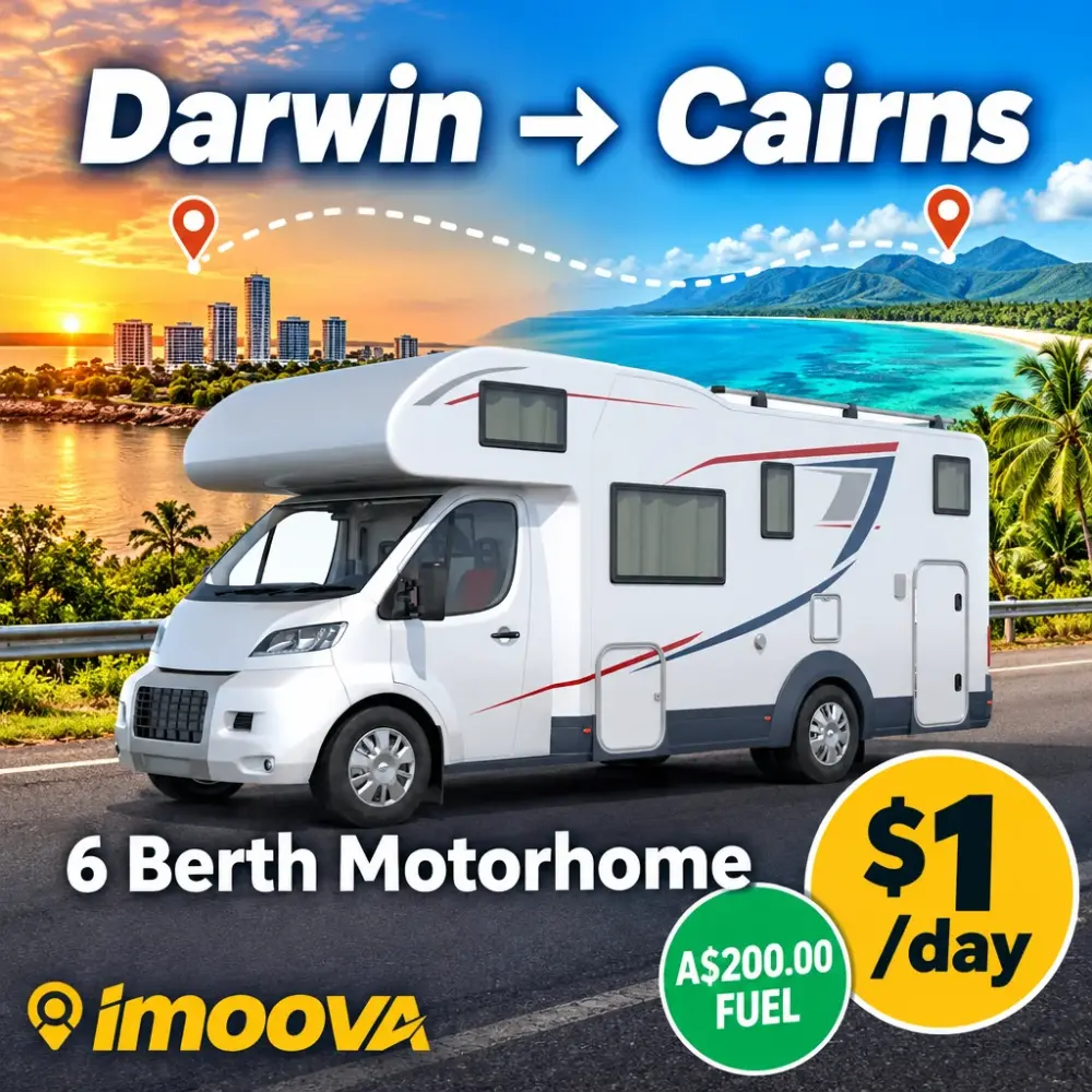 6 Berth Motorhome relocation from Darwin to Cairns