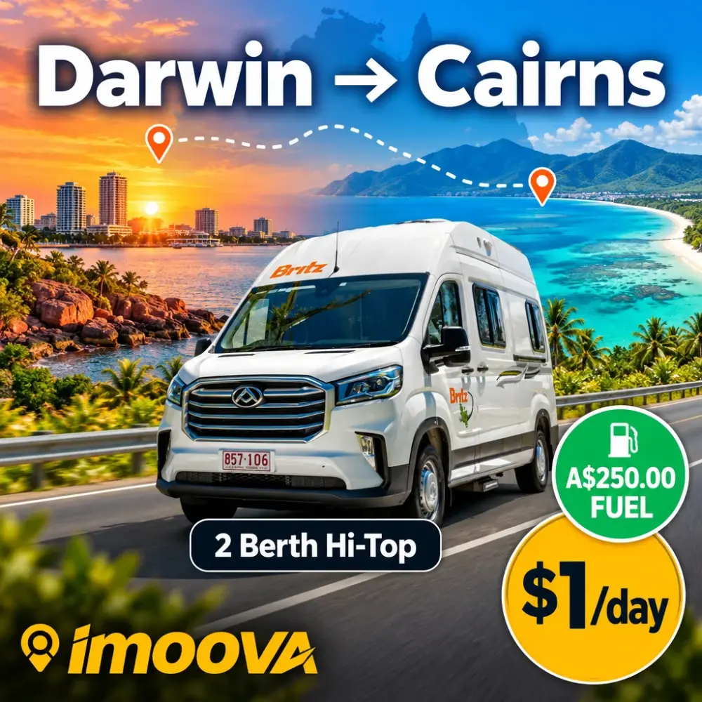 2 Berth Hi-Top relocation from Darwin to Cairns