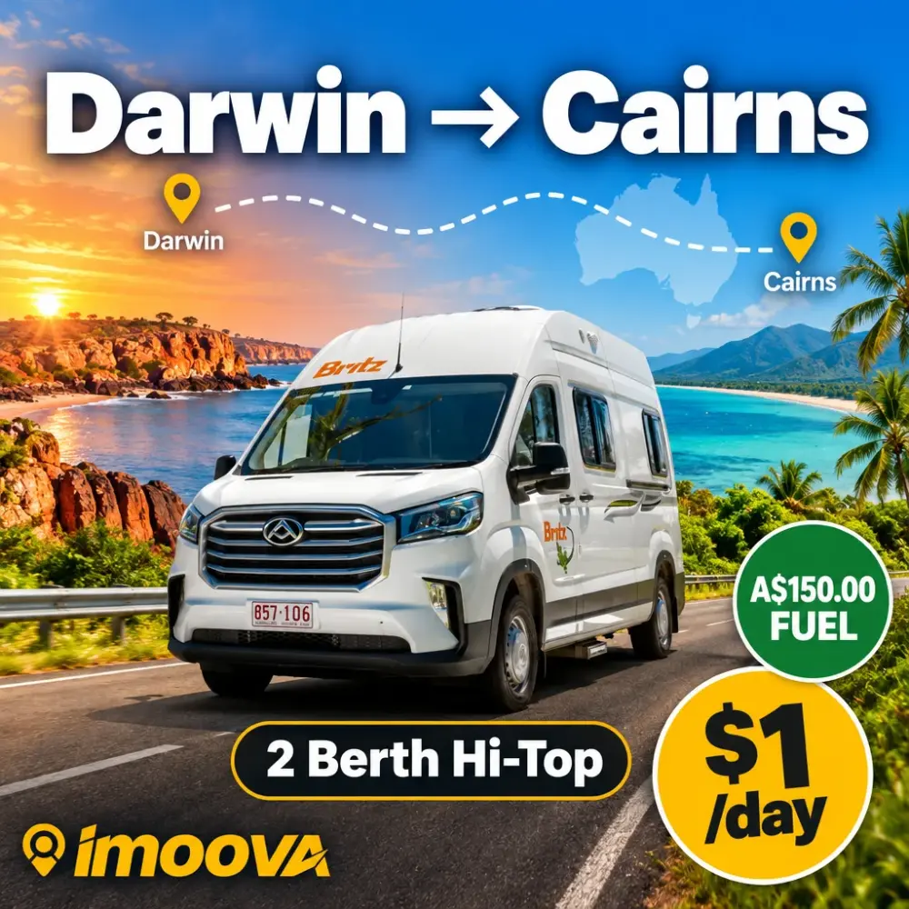2 Berth Hi-Top relocation from Darwin to Cairns