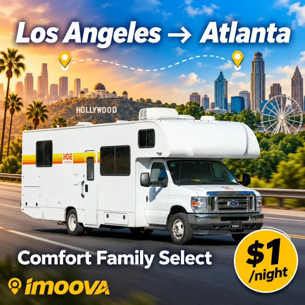 Trasloco di Comfort Family Select da Los Angeles a Atlanta