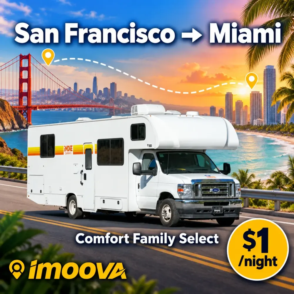 Comfort Family Select の San Francisco から Miami への移動
