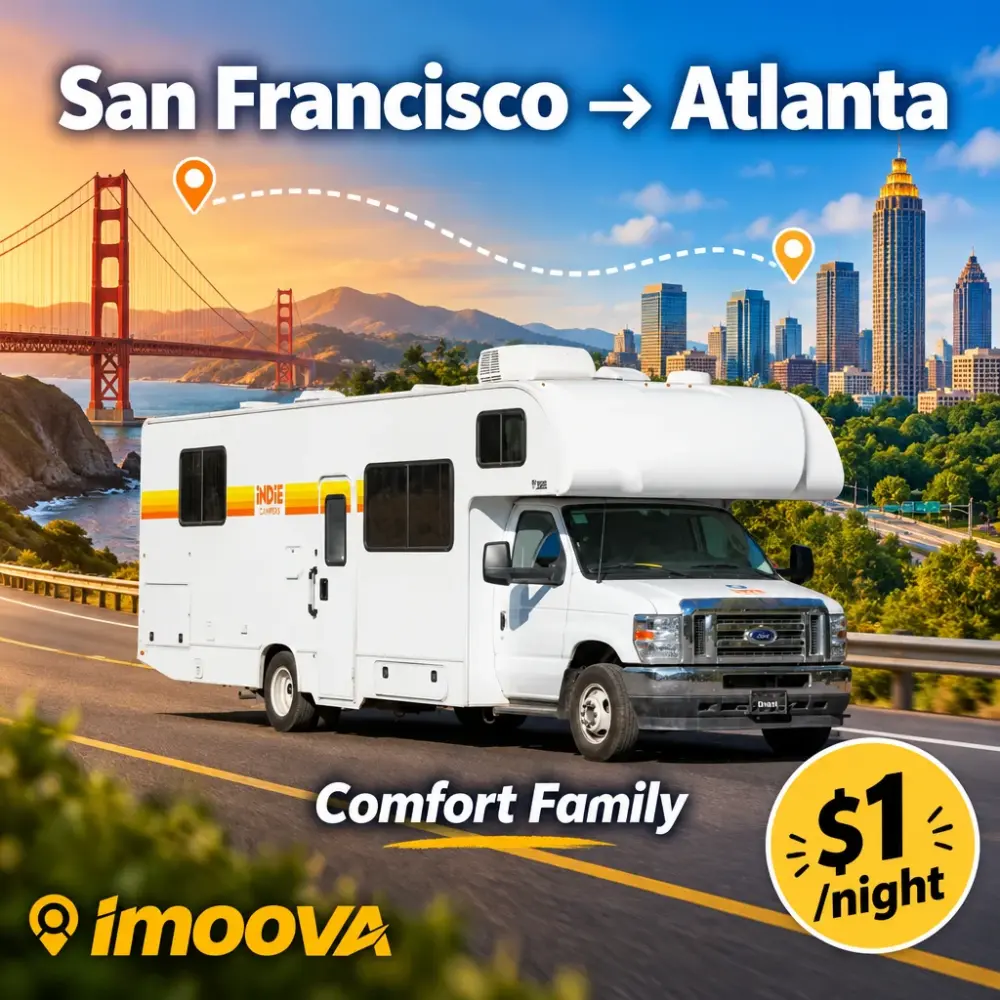 Trasloco di Comfort Family da San Francisco a Atlanta