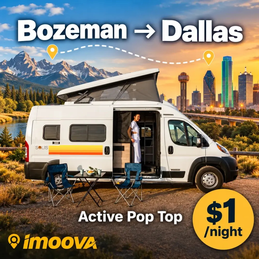 Active Pop Top relocation from Bozeman to Dallas