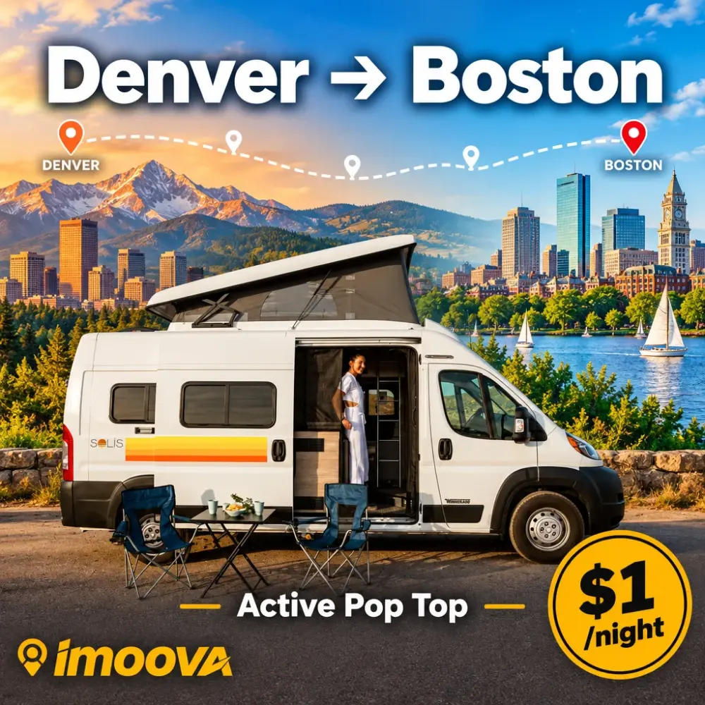 Trasloco di Active Pop Top da Denver a Boston