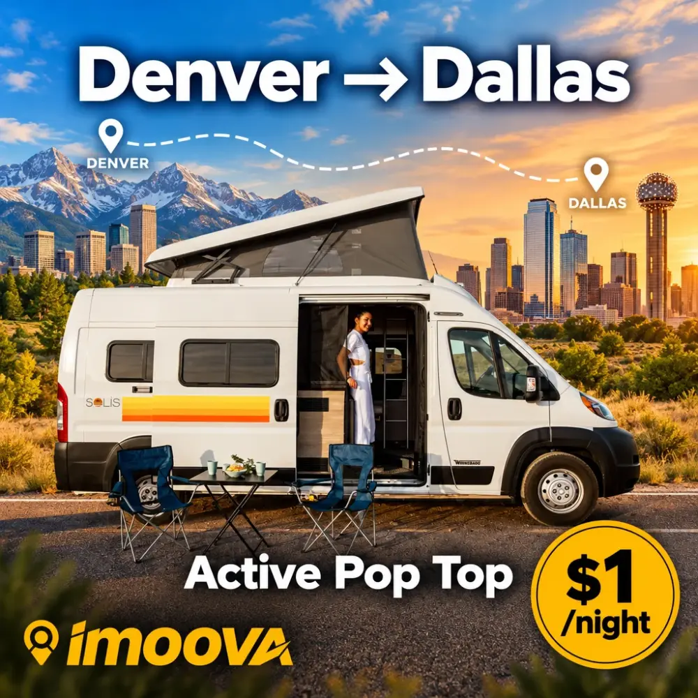 Trasloco di Active Pop Top da Denver a Dallas