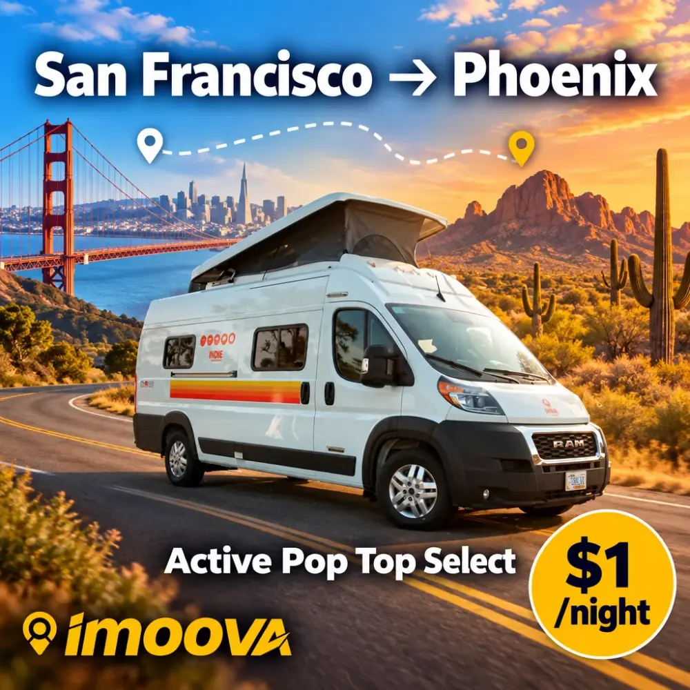 Trasloco di Active Pop Top Select da San Francisco a Phoenix