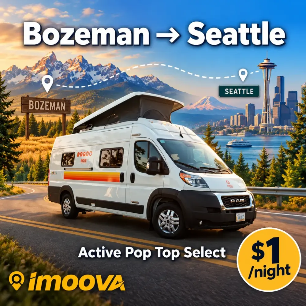 Trasloco di Active Pop Top Select da Bozeman a Seattle