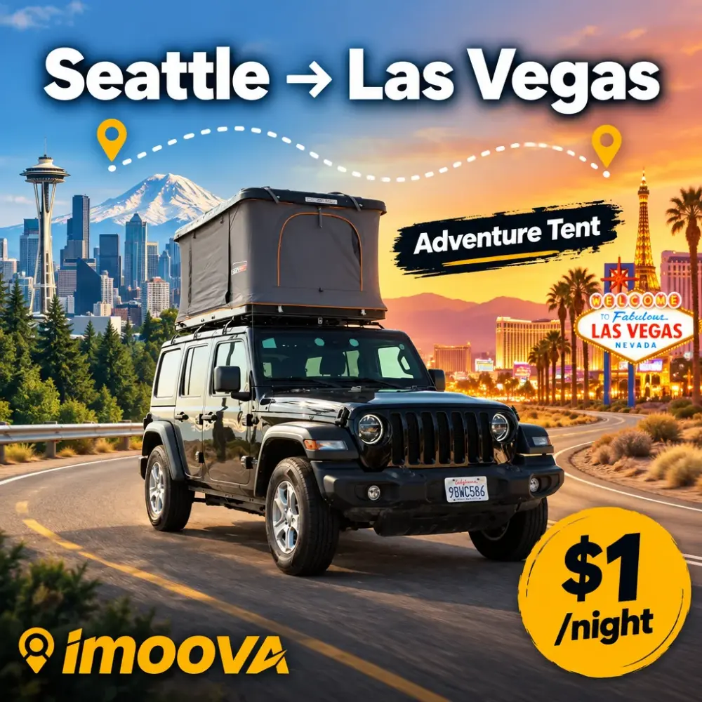 Trasloco di Adventure Tent da Seattle a Las Vegas