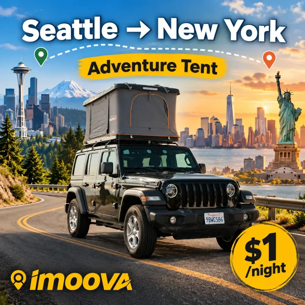 Trasloco di Adventure Tent da Seattle a New York