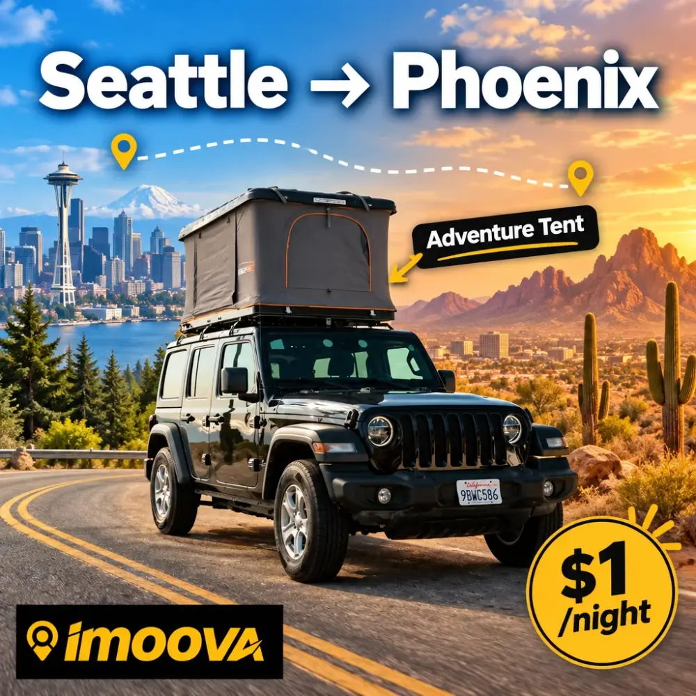 Trasloco di Adventure Tent da Seattle a Phoenix