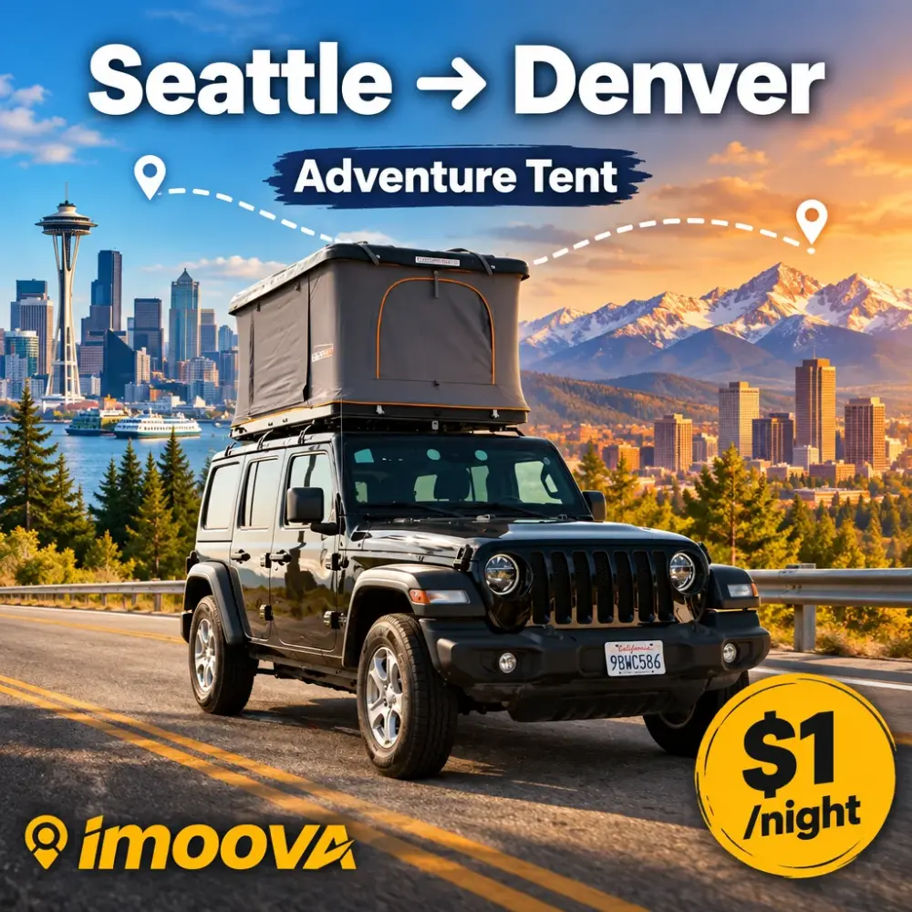 Trasloco di Adventure Tent da Seattle a Denver
