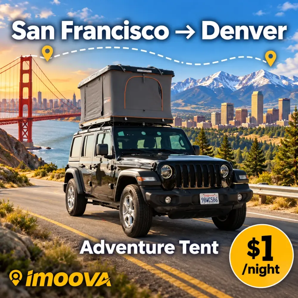 Adventure Tent relocation from San Francisco to Denver