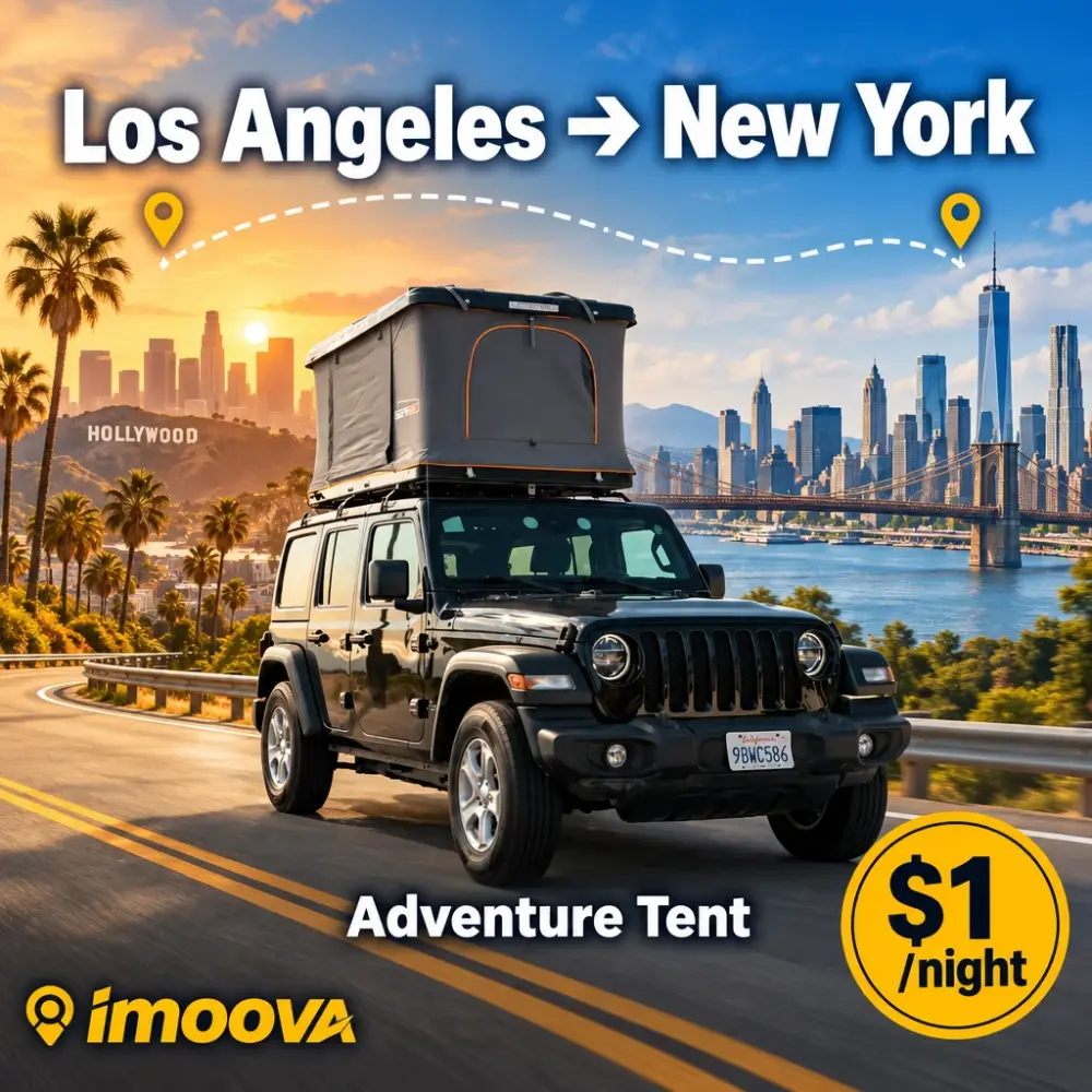 Trasloco di Adventure Tent da Los Angeles a New York
