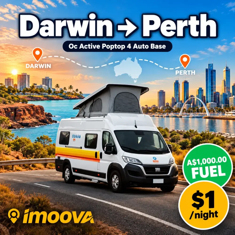 Oc Active Poptop 4 Auto Base relocation from Darwin to Perth