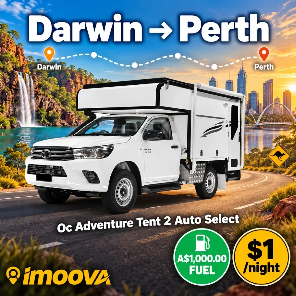 Oc Adventure Tent 2 Auto Select relocation from Darwin to Perth