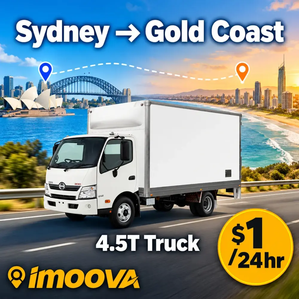4.5T Truck relocation from Sydney to Gold Coast