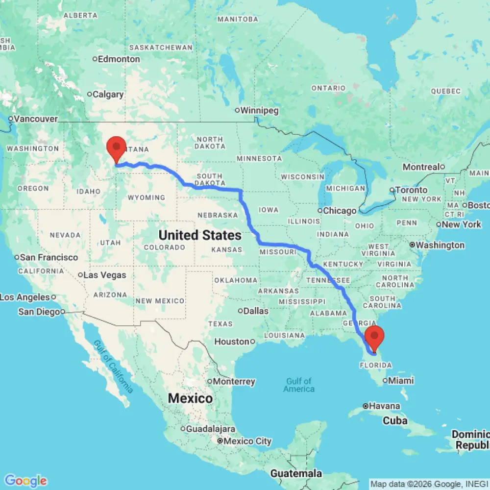 Active Pop Top relocation from Bozeman to Orlando
