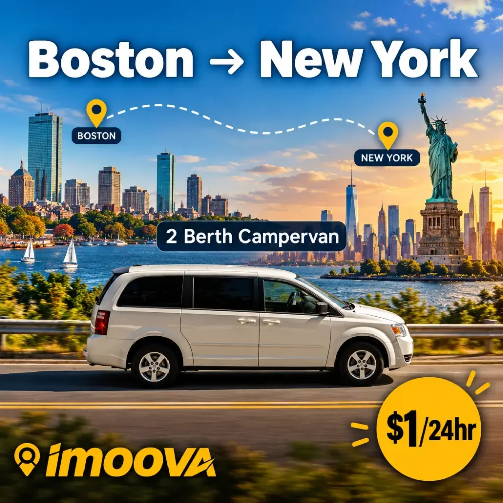 2 Berth Campervan - Boston to New York