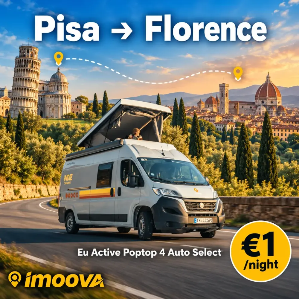 Eu Active Poptop 4 Auto Select relocation from Pisa to Florence