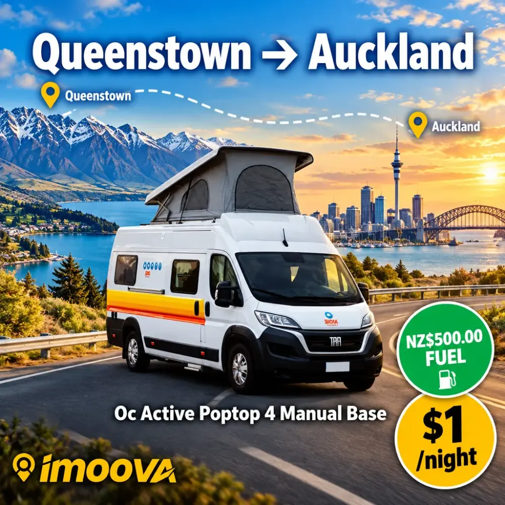 Oc Active Poptop 4 Manual Base relocation from Queenstown to Auckland