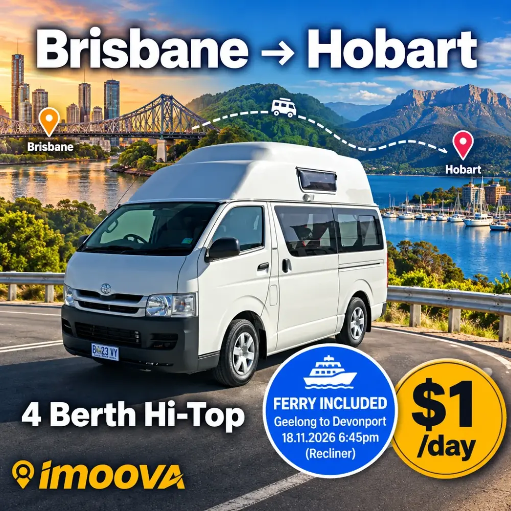 4 Berth Hi-Top relocation from Brisbane to Hobart