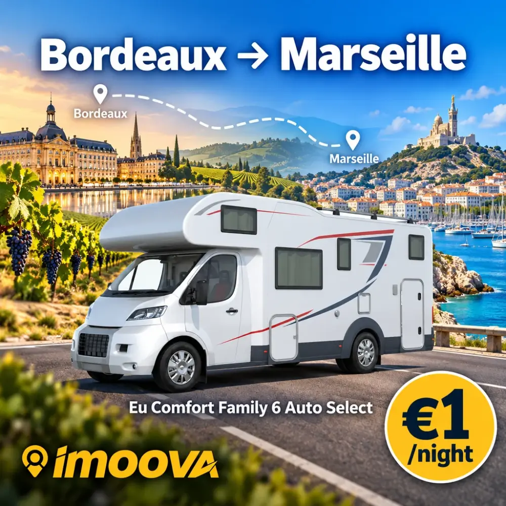 Eu Comfort Family 6 Auto Select relocation from Bordeaux to Marseille