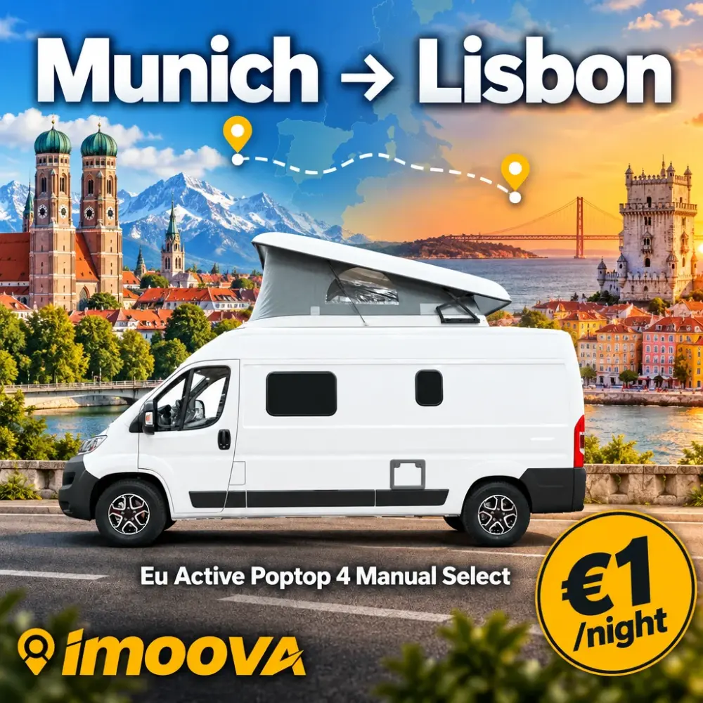 Eu Active Poptop 4 Manual Select Umzug von Munich nach Lisbon