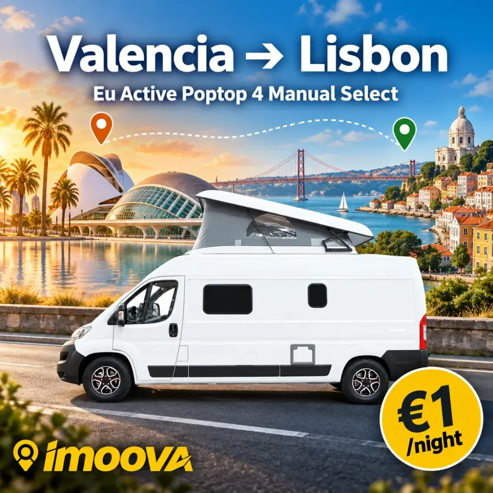 Eu Active Poptop 4 Manual Select Umzug von Valencia nach Lisbon