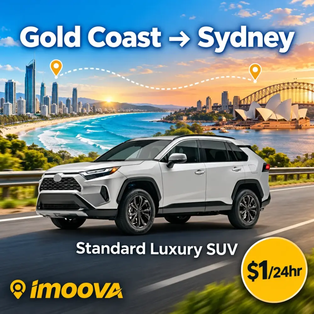 Standard Luxury SUV relocation from Gold Coast to Sydney