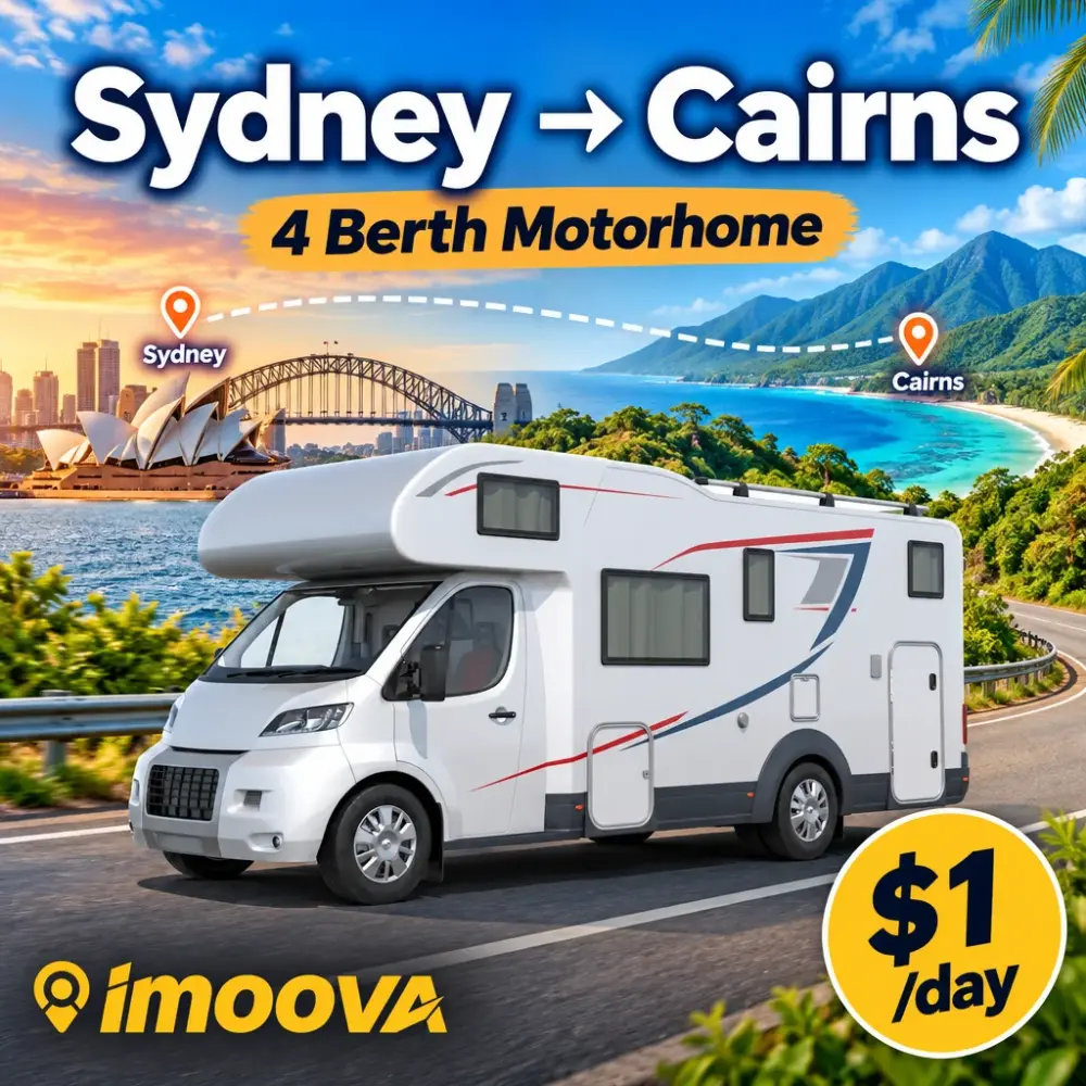4 Berth Motorhome relocation from Sydney to Cairns
