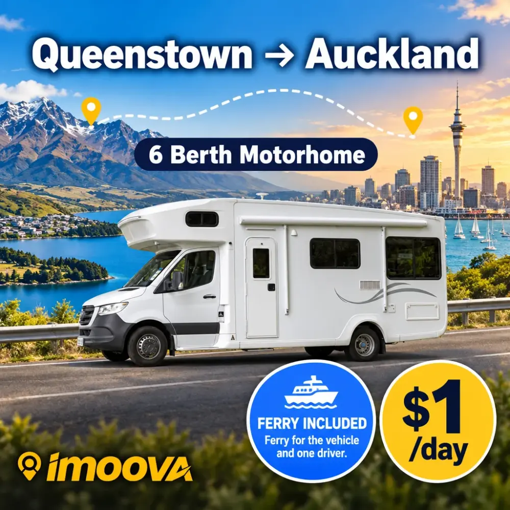 6 Berth Motorhome relocation from Queenstown to Auckland
